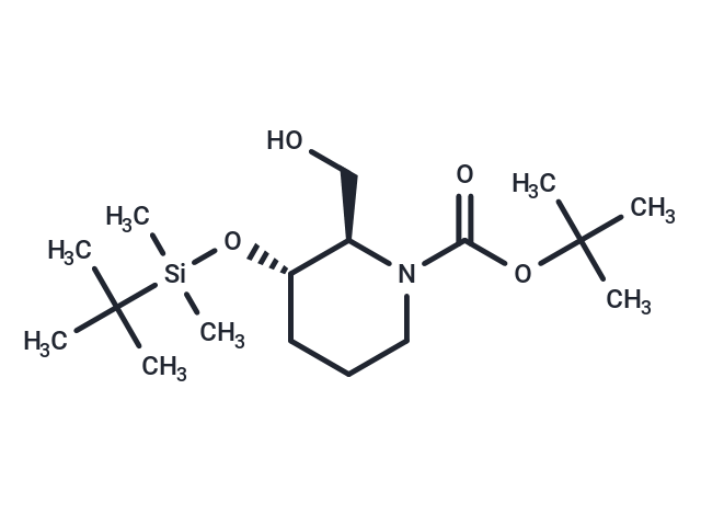 (2R,3S)-Boc-3-TBSO-2-hydroxymethyl-piperidine