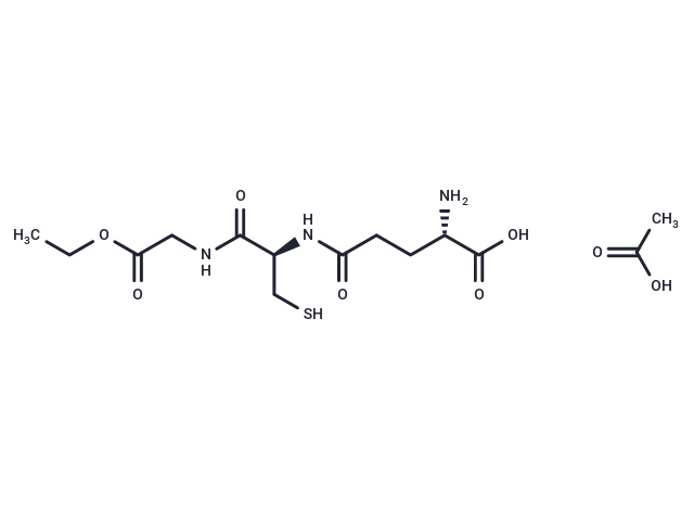 Glutathione ethyl ester acetate