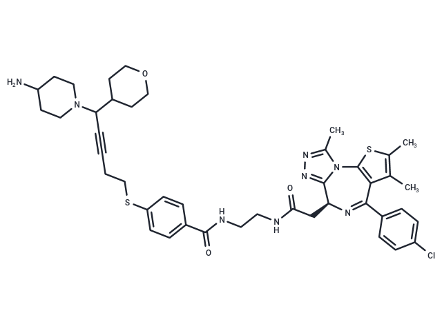 JQ-1 (carboxylic acid)-NH-C2-NH-AMPRO-222