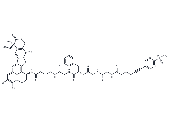 2-MSP-5-HA-GGFG-NH-CH2-O-CH2-CO-(5-Cl)-Exatecan