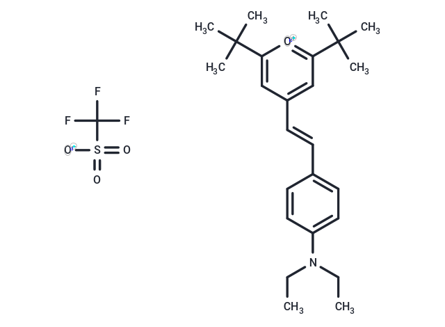 (E)-2,6-Di-tertbutyl-4(4-(diethylamino)styryl)pyrylium TFA