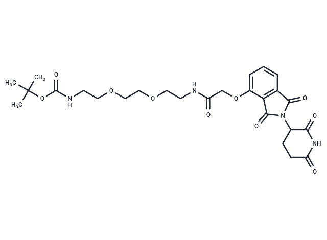 Thalidomide-O-CH2-CO-NH-C2-PEG2-NH-Boc