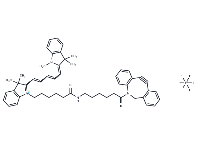 Cyanine5-C6-DBCO Hexafluorophosphate