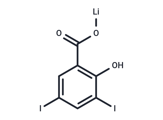 Lithium 3,5-diiodosalicylate
