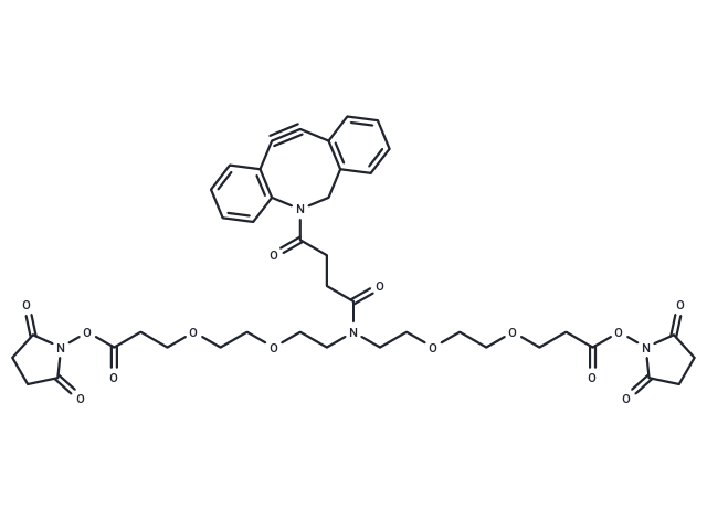 N-DBCO-N-bis(PEG2-C2-NHS ester)