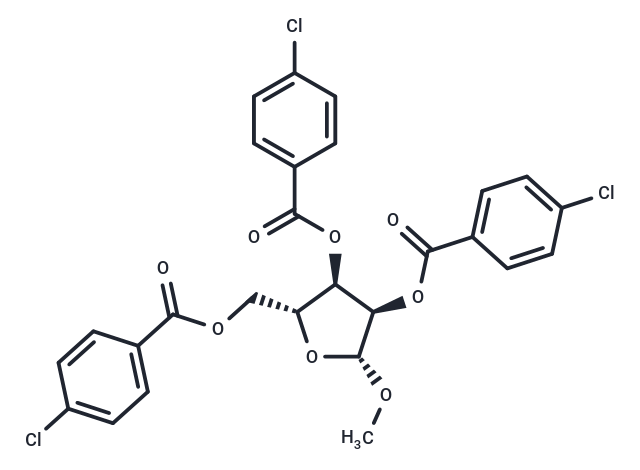 β-D-Ribofuranoside,methyl,tris(4-chlorobenzoate)