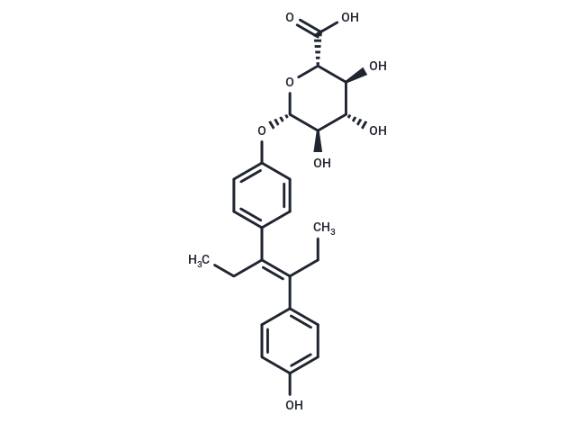 Diethylstilbestrol monoglucuronide