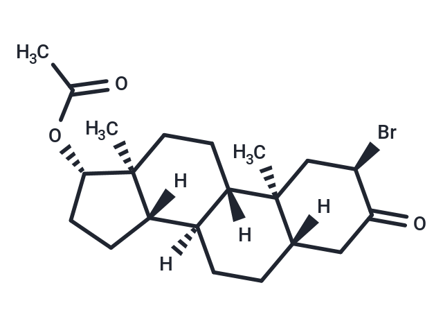 17β-Acetoxy-2α-bromo-5α-androstan-3-one