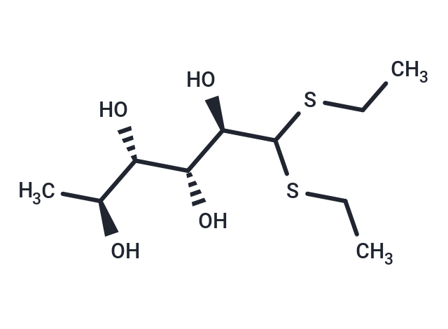 L-Mannose,6-deoxy,diethyl dithioacetal