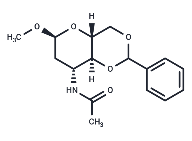 Methyl 3-acetamido-4,6-O-benzylidene-2,3-dideoxy-α-D-arabino-hexopyranoside