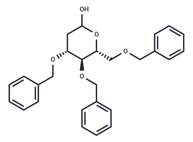 3,4,6-Tris-O-(phenylmethyl)-2-deoxy-D-arabino-hexopyranose