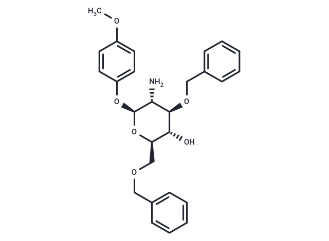 4-Methoxyphenyl 2-amino-3,6-di-O-benzyl-2-deoxy-β-D-glucopyranoside