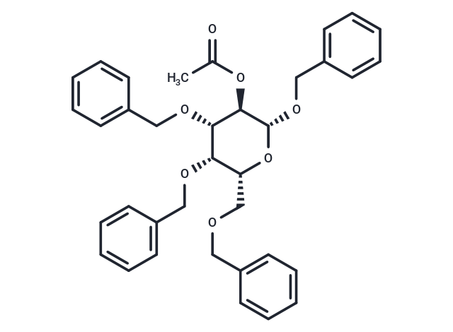β-D-Galactopyranoside, phenylmethyl 3,4,6-tris-O-(phenylmethyl)-, acetate