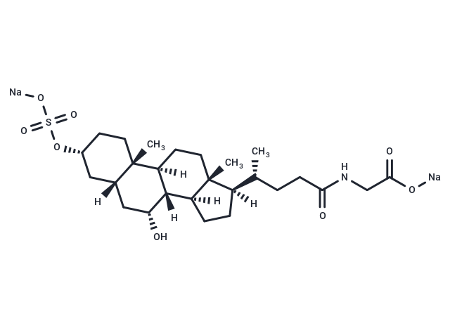 Glycochenodeoxycholic acid 3-sulfate disodium