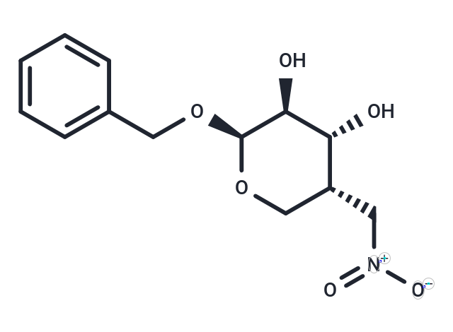 Phenylmethyl 4-deoxy-4-(nitromethyl)-β-D-arabinopyranoside