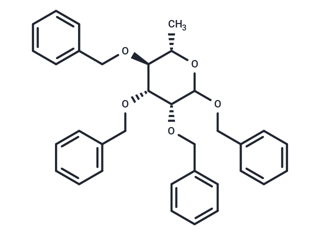 Benzyl 2,3,4-tri-O-benzyl-L-rhamnopyranose