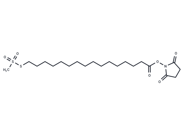 N-Succinimidyloxycarbonylpentadecyl methanethiosulfonate