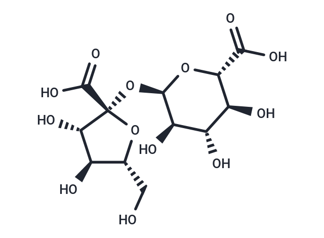 α-D-Glucopyranosiduronic acid,β-D-arabino-2-hexulofuranosonosyld