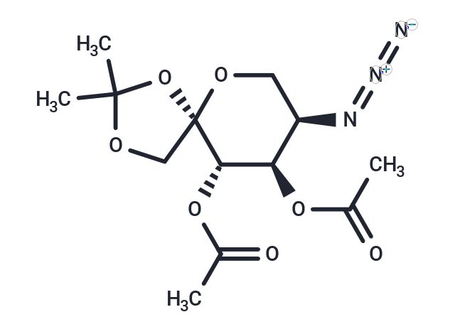 5-Azido-5-deoxy-3,4-di-O-acetyl-1,2-O-isopropylidene-β-D-fructose