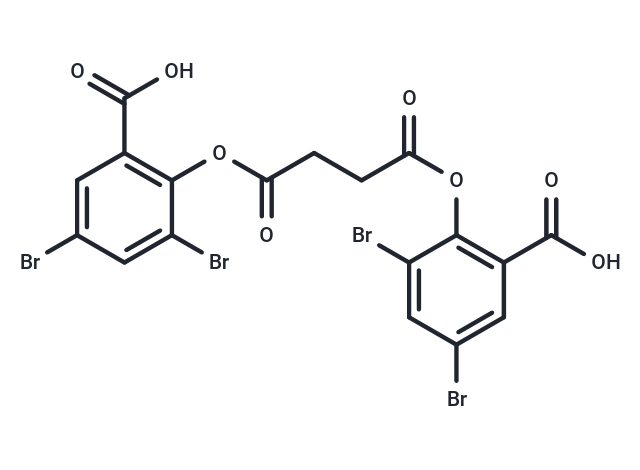 1,4-Bis(4,6-dibromo-2-carboxyphenyl) butanedioate