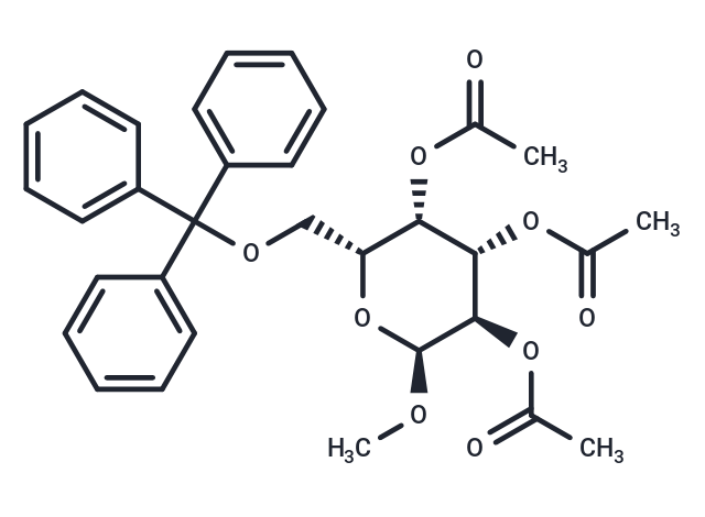 α-D-Galactopyranoside,methyl 6-O-(triphenylmethyl)-,triacetate
