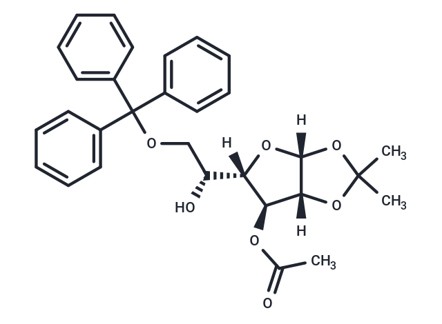 3-Acetyl-1,2-O-isopropylidene-6-O-trityl-α-D-galactofuranose