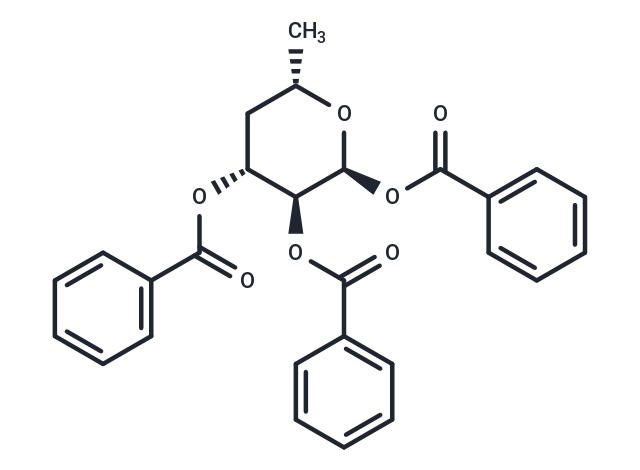 α-L-xylo-Hexopyranose,4,6-dideoxy,tribenzoate