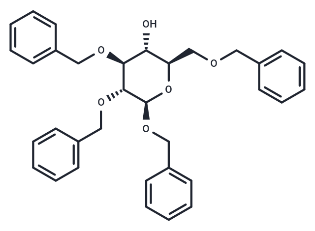 Phenylmethyl 2,3,6-tris-O-(phenylmethyl)-β-D-glucopyranoside