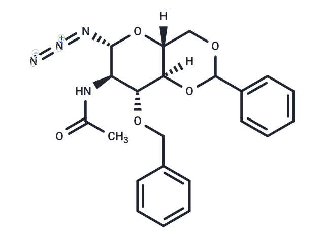 2-Acetamido-3-O-benzyl-4,6-O-benzylidene-2-deoxy-β-D-glucopyranosyl azide