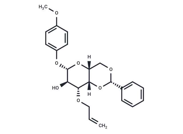 4-Methoxyphenyl 3-O-Allyl-4,6-O-benzylidene-β-D-galactopyranoside