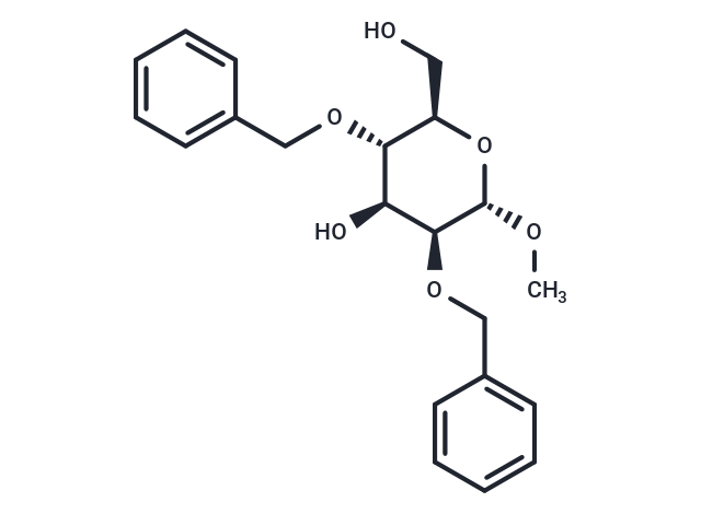 Methyl 2,4-bis-O-(phenylmethyl)-α-D-mannopyranoside