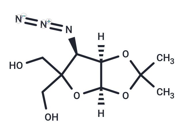 3-Azido-3-deoxy-4-hydroxy-methyl-1,2-O-isopropylidene-α-D-ribofuranose