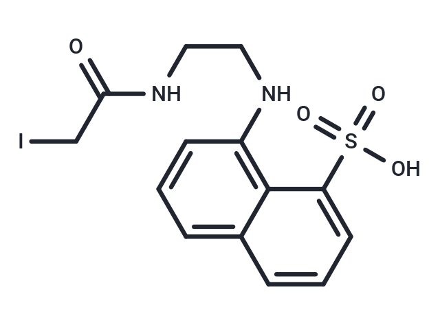 N-(Iodoacetylaminoethyl)-8-naphthylamine-1-sulfonic acid