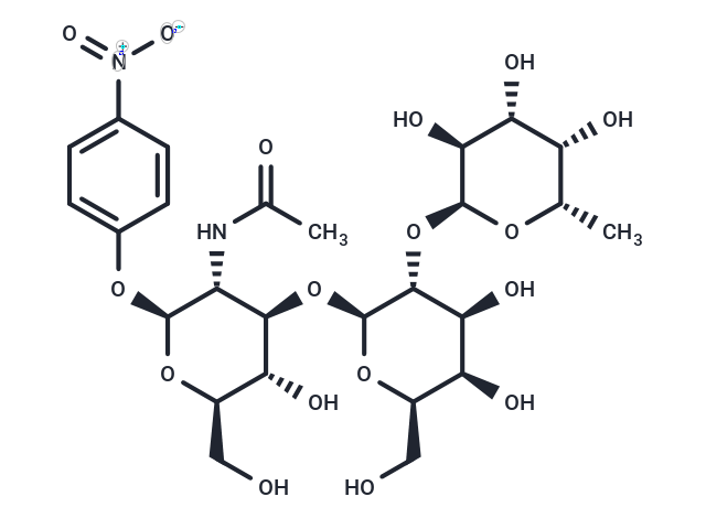 Fuc1-α-2Gal1-β-3GlcNAc-β-PNP