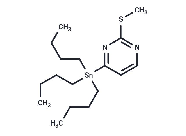 2-Methylthio-4-(tributylstannyl)pyrimidine