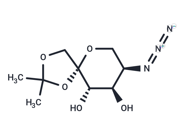 5-Azido-5-deoxy-1,2-O-(1-methylethylidene)-β-D-fructopyranose