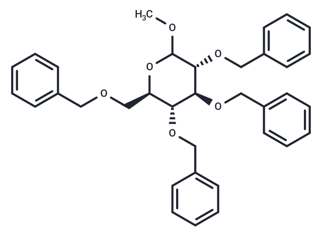 Methyl 2,3,4,6-tetrakis-O-(phenylmethyl)-D-glucopyranoside