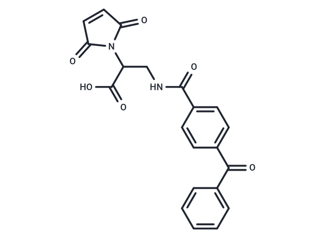 3-(Benzophenone-4-carboxamido)-2-maleimidopropanoic acid