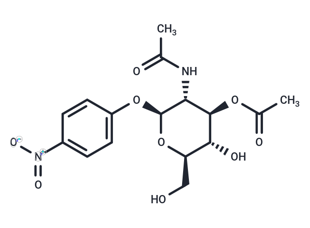 p-Nitrophenyl 2-acetamido-2-deoxy-3-O-acetyl-β-D-glucopyranoside