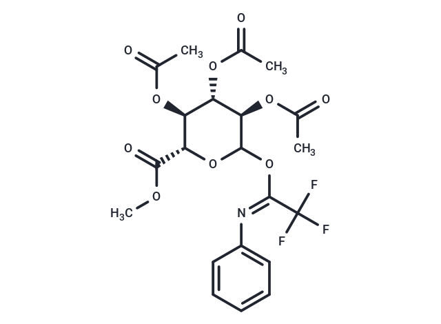 1-(2,2,2-Trifluoro-N-phenylacetimidate)-2,3,4-tri-​O-acetyl-D-glucuronic acid methyl ester