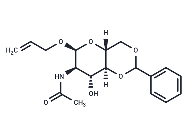 Allyl 2-(acetylamino)-2-deoxy-4,6-O-(phenylmethylene)-α-D-glucopyranoside