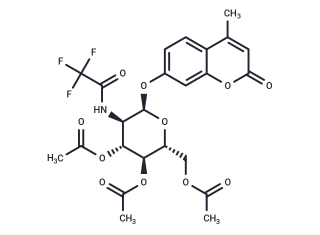 4-Methylumbelliferyl 3,4,6-tri-O-acetyl-2-deoxy-2-trifluoroacetamido-α-D-glucopyranoside