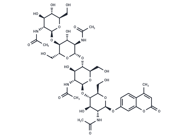 4-Methylumbelliferyl β-D-N,N',N'',N'''-tetraacetylchitotetraoside