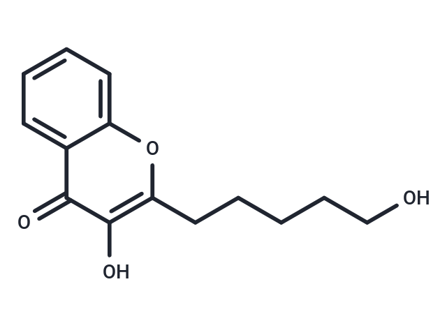 3-Hydroxy-2-(5-hydroxypentyl)chromen-4-one