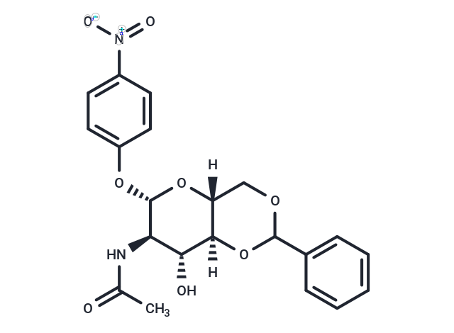 p-Nitrophenyl 2-acetamido-2-deoxy-4,6-benzylidene-β-D-glucopyranoside