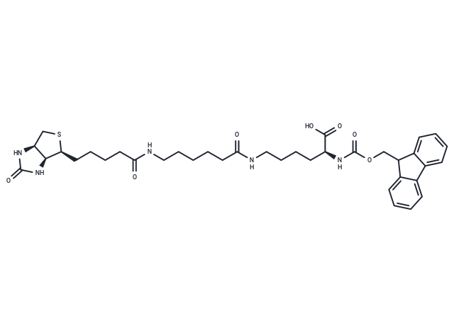 Fmoc-Lys(biotinyl-e-aminocaproyl)-OH