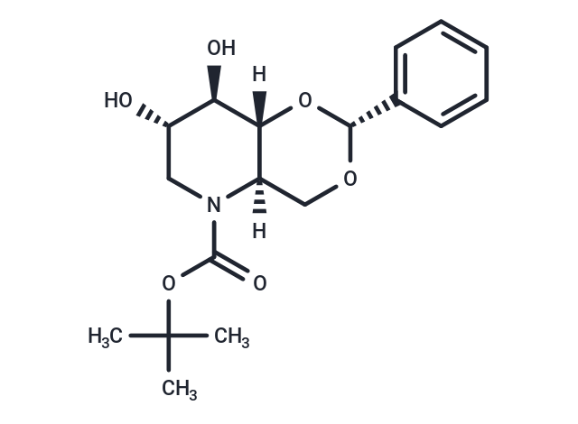 4,6-O-Benzylidene-N-(tert-butoxycarbonyl)-1,5-imino-D-glucitol