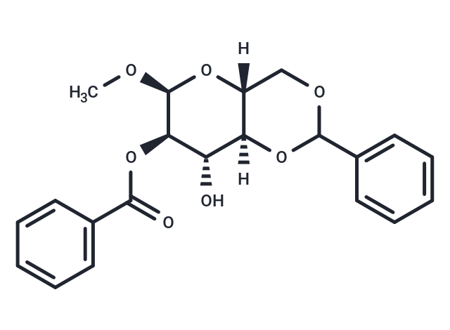 α-D-Glucopyranoside,methyl 4,6-O-(phenylmethylene),2-benzoate