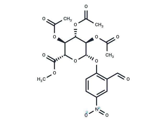 β-D-Glucopyranosiduronic acid,2-formyl-4-nitrophenyl,methyl ester,2,3,4-triacetate