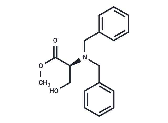N,N-Bis(phenylmethyl)-L-serine methyl ester